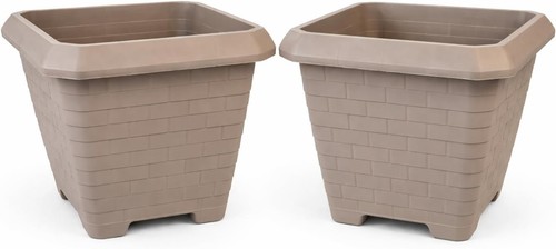 Set square plant pots - of,