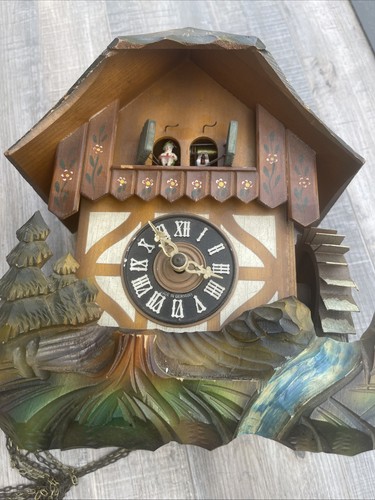 Vintage cuckoo clock day - vintage,