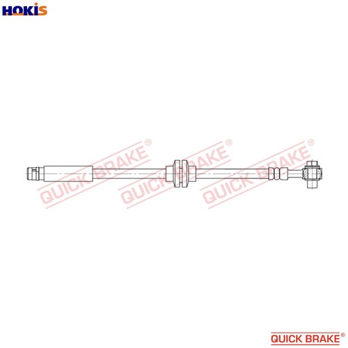 Brake hose 207x - brake, 50.207x