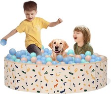 Foldable Dog Kiddie Pool, 47"