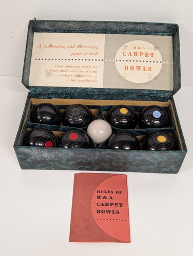 Vintage carpet bowls banda - bowls,