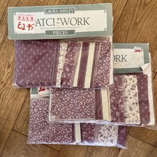 Laura Ashley Vintage Patchwork 12cm Squares Approx 1m Fabric 100% Cotton New