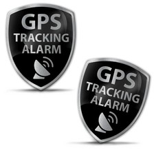 GPS Tracking Alarm 3D Stickers
