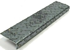Steel DURBAR Step Tread 6" 150 x 50 x 3mm Anti Slip Folded Angle Stair Nosing