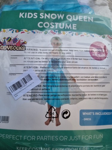 Kids snow queen - snow, costume