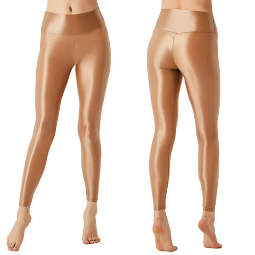 Women satin glossy yoga - satin,