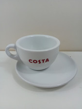 Genuine Costa Coffee Large Cup And Saucer With 3 Bean Logo, Housewares Gift Idea