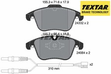 FRONT BRAKE PADS SET 2433201