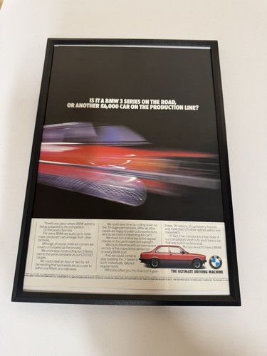 Framed original e21 bmw - framed, 3
