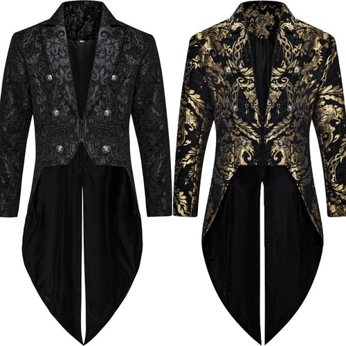 Men gothic victorian tailcoat - men,
