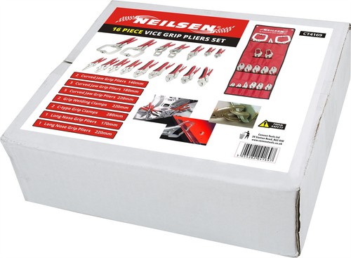 16pc locking mole grip - locking, pliers