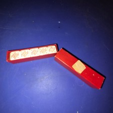 Antique Dice Poker Game Set in