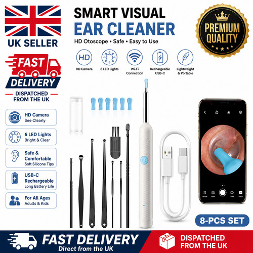 Ear wax remover camera - ear,