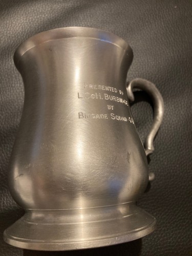 Vintage pewter tankard - vintage,