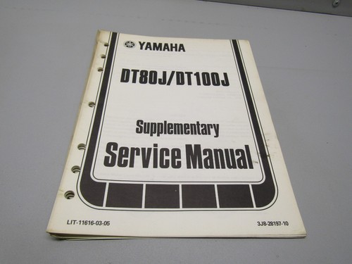 1982 yamaha dt80j dt100 oem - 1982,