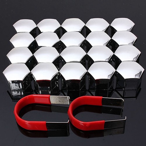 Silver chrome caps - chrome,