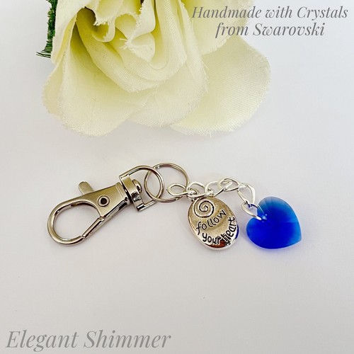 Keyring bag charm with - charm,