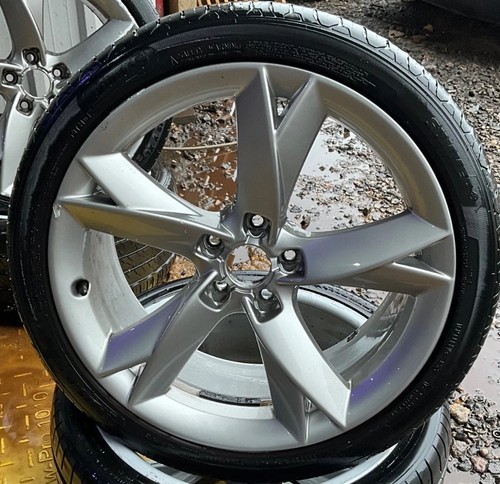 Audi silver wheel alloy - a5,