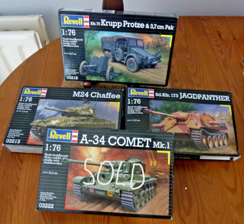 Revell model kits tanks - model,