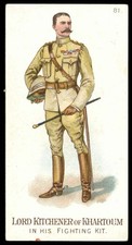 Gallaher - 'Types of the British Army - Three Pipe..' (1900) - Lord Kitchener...