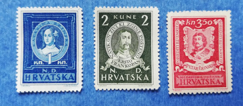 Stamps yugoslavia croatia 1943 - stamps,