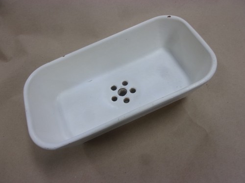 Vtg western porcelain drain - western,