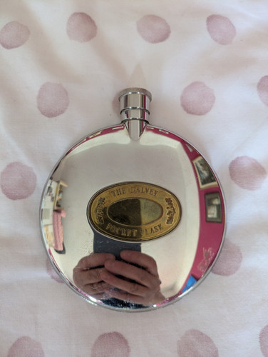 Dalvey hip flask 1985 - hip,