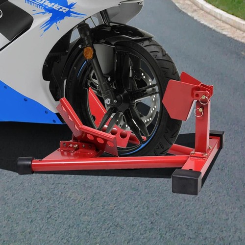 Front wheel chock motorbike - front,