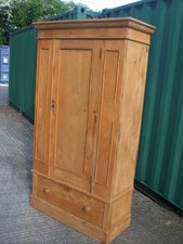 Antique pine wardrobe