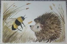 Hedgehog and the bee - hedgehog,