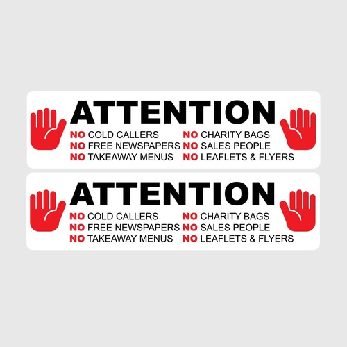 Attention cold callers - 2,