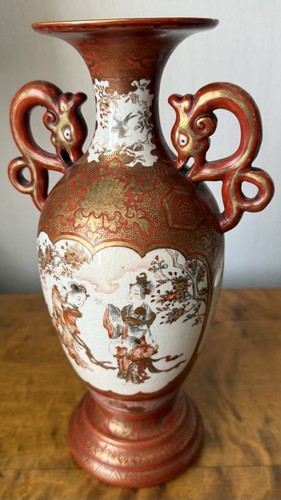 Satsuma vase hand - satsuma,