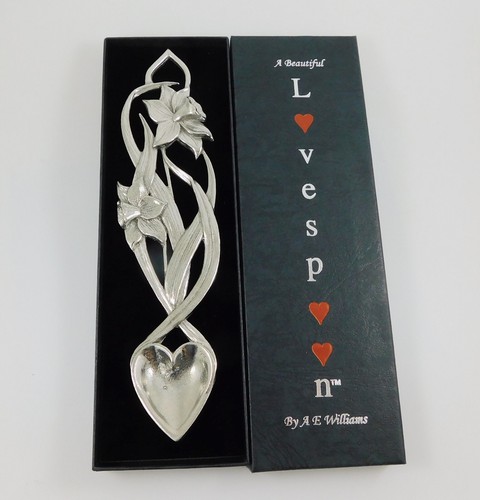 Lovespoon solid english pewter - english,