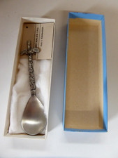Vintage Boma Canada Pewter Totem Pole Spoon Panabo Boxed