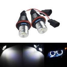 2x 3W LED Angel Eyes Halo Rings Light Bulbs For BMW 5 6 7-Series E83 X3 E53 X5