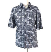 Thai silk shirt men's 2XL XXL