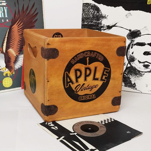 Apple vintage record box - vintage,