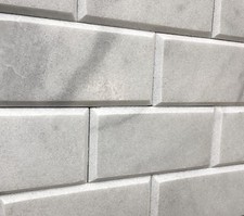 Gray Carrara 3x6 Honed Beveled