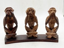 VINTAGE WOODEN ORNAMENT THREE