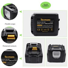6000mah ion battery - 14.4v, li-ion
