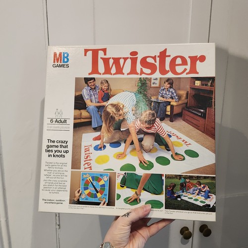 Official 1977 twister board - twister,