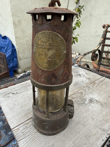 Genuine antique brass miners - genuine,