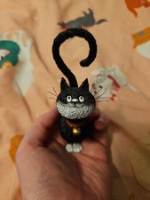 Dubout Cat Ornament Figurine What's For Dinner? No Box