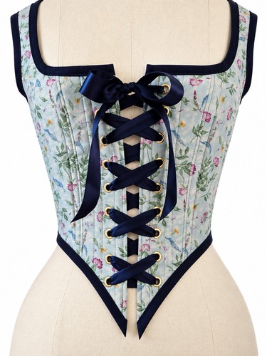 Handmade floral blue steel - handmade,