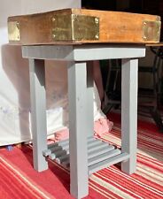 Butchers Block kitchen island wooden chopping block table