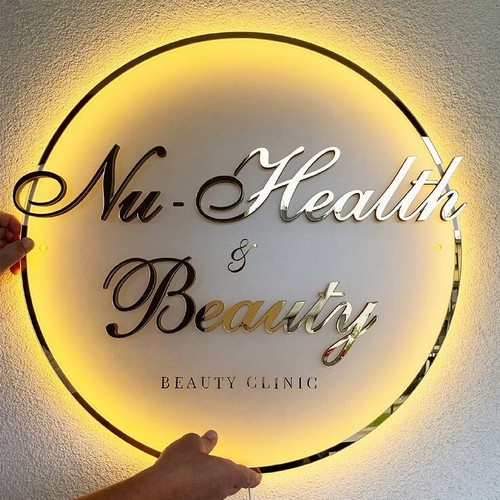 Illuminated signs custom round - illuminated,