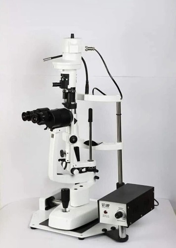 Slit lamp with motorized - slit,