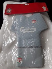 Liverpool fc Memorabilia  : Vintage 2009 CARLSBERG AWAY KIT BOTTLE COVER SEALED