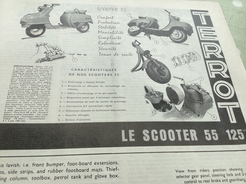 French terrot scooter - terrot, article.