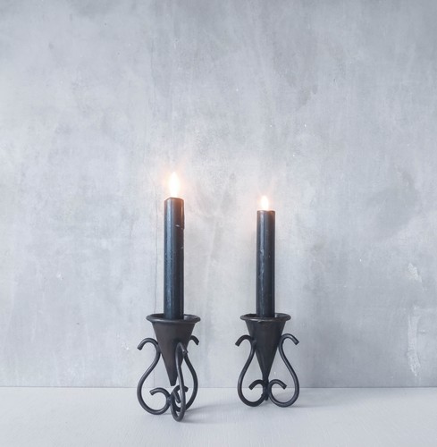 Pair handmade forged steel - handmade,